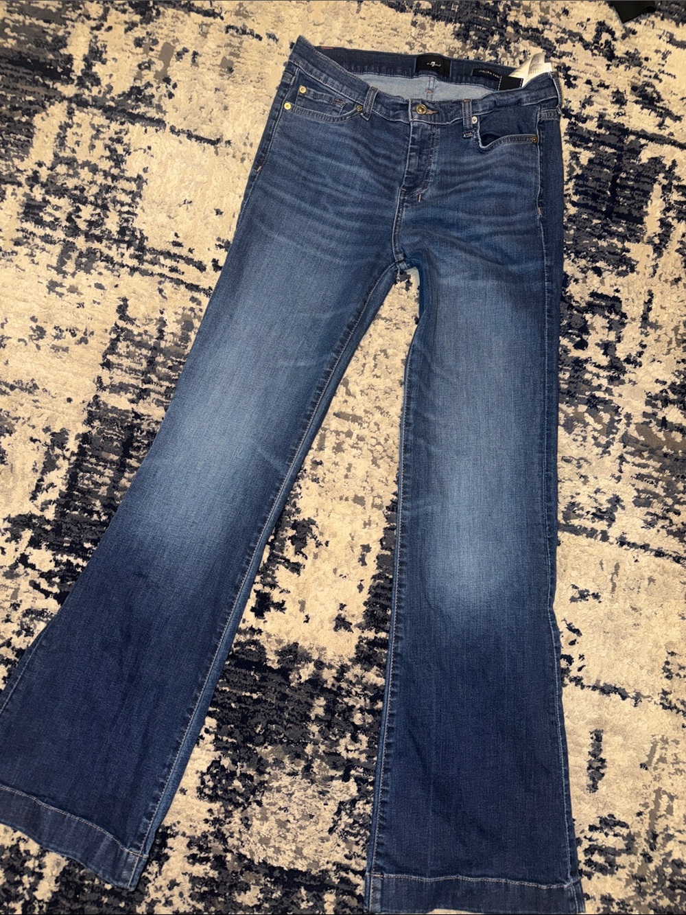7 For All Mankind Womens Dojo Trousers - Picture 3 of 8
